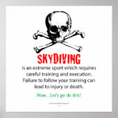 Skydiving Poster (Vorne)