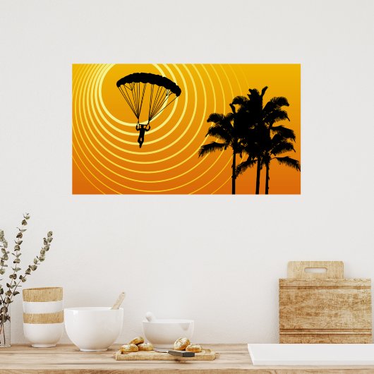 Skydiving Poster (Küche)