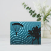 Skydiving Postkarte (Stehend Vorderseite)