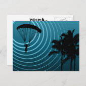 Skydiving Postkarte (Vorne/Hinten)