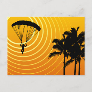 Skydiving Postkarte