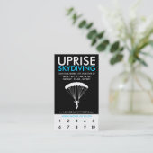 Skydiving Rewards-Programm Treuekarte (Stehend Vorderseite)