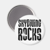 Skydiving Rocks Magnet (Vorderseite/Rückseite)