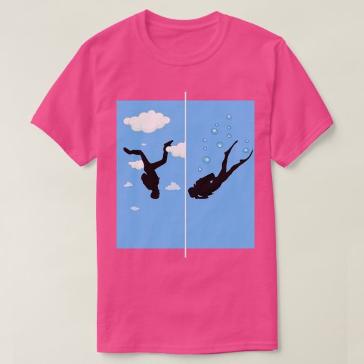 Skydiving Skydive extrem Sport 3 T-Shirt (Design vorne)