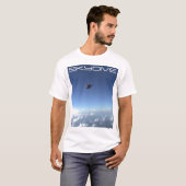 skydiving skydive Fallschirm bewölkt NachtShirt T-Shirt (Vorne ganz)