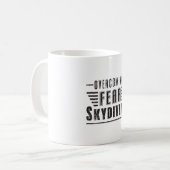 Skydiving Skydive Skydiver Flugzeug Jump Geschenk Kaffeetasse (Vorderseite Links)