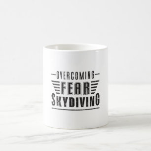 Skydiving Skydive Skydiver Flugzeug Jump Geschenk Kaffeetasse