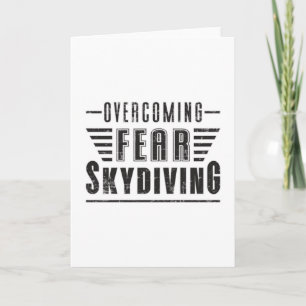 Skydiving Skydive Skydiver Flugzeug Jump Geschenk  Karte