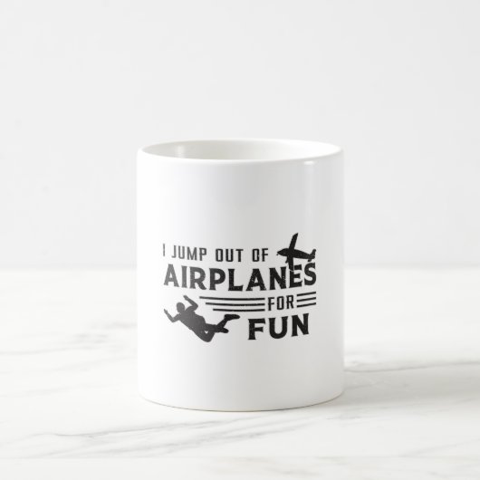 Skydiving Skydive Skydiver Jump Flugzeug Geschenk Kaffeetasse (Mittel)