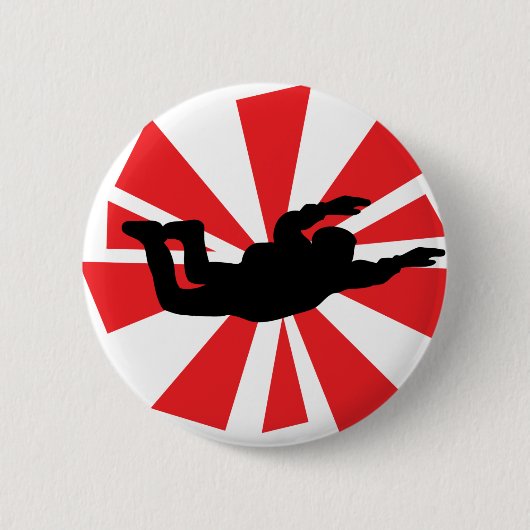 skydiving Skydiverikone Button (Vorderseite)