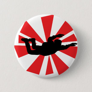 skydiving Skydiverikone Button