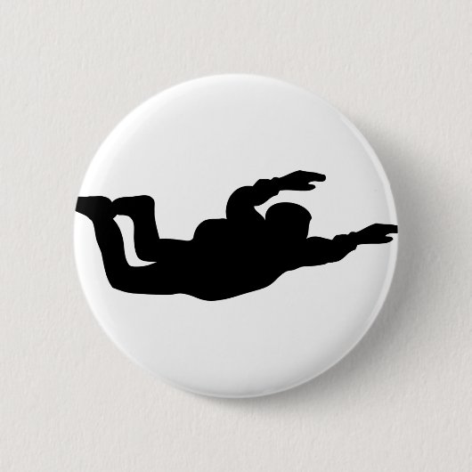 skydiving Skydiverikone Button (Vorderseite)