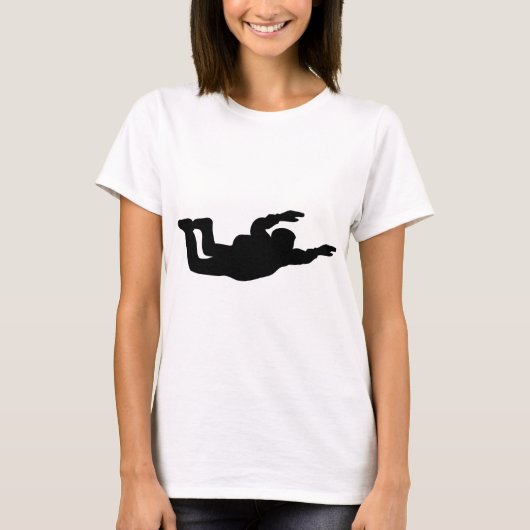 skydiving Skydiverikone T-Shirt (Vorderseite)