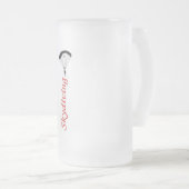 Skydiving Stein Mattglas Bierglas (VorderseiteRechts)