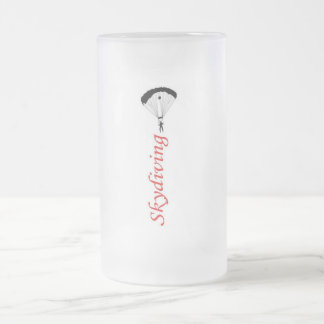 Skydiving Stein Mattglas Bierglas