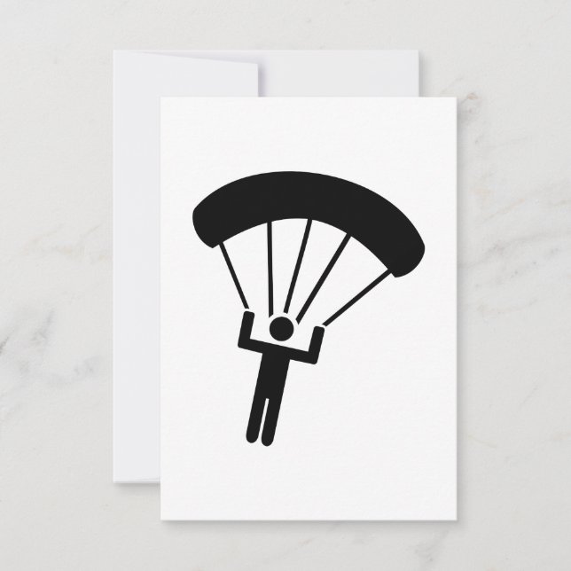 Skydiving-Symbol (Vorderseite)