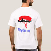 Skydiving T-Shirt (Rückseite)