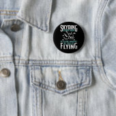 Skydiving-Tauchen, weil in einem Flugzeug Shou rei Button (Beispiel)