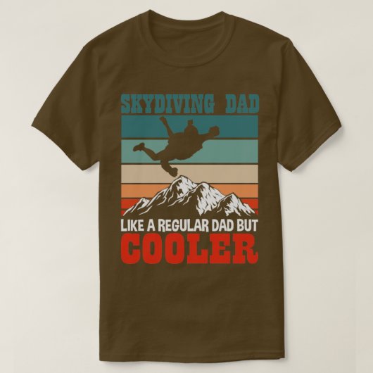 Skydiving Vater T-Shirt (Design vorne)