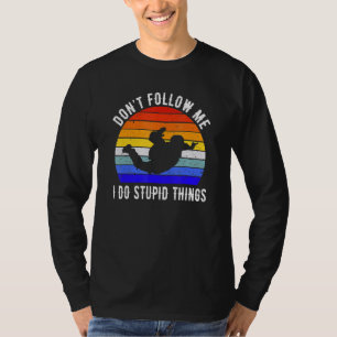 Skydiving Vintag Parachuting Sky Diver Retro Skyd T-Shirt