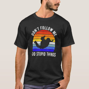 Skydiving Vintag Parachuting Sky Diver Retro Skyd T-Shirt