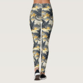 Skydwellers - Black & Gold Dragons Leggings (Rückseite)