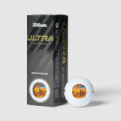 Skye alter Mann des Sturms Schottland Golfball (Verpackungen)