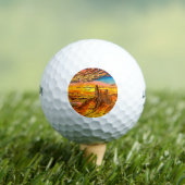 Skye alter Mann des Sturms Schottland Golfball (Insitu T-Shirt)
