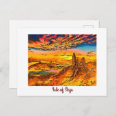 Skye alter Mann des Sturms Schottland Postkarte (Vorne/Hinten)