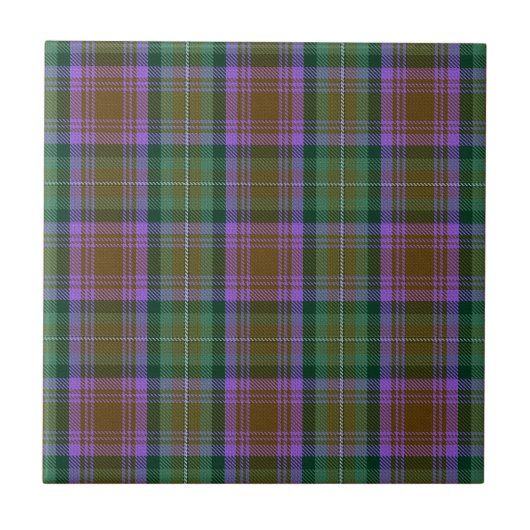 Skye Clan Jagd Tartan Kariert Fliese (Vorderseite)