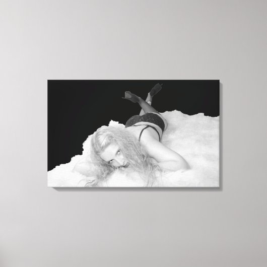 Skye Delamey Bär Teppich Leinwanddruck (Vorderseite)