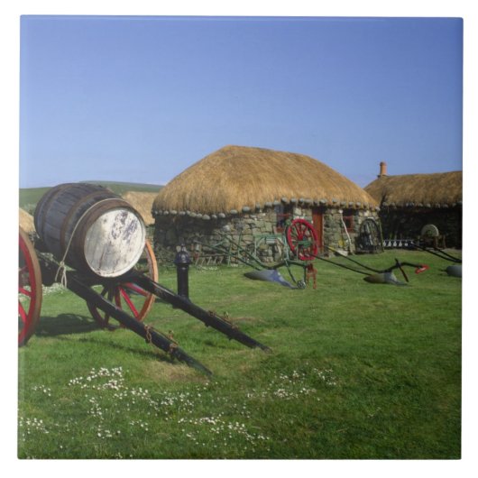 Skye Museum, Kilmuir, Insel Skye, Highlands, Fliese (Vorderseite)