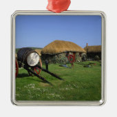 Skye Museum, Kilmuir, Insel Skye, Highlands, Silbernes Ornament (Vorne)