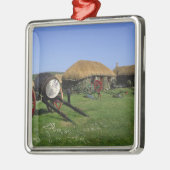 Skye Museum, Kilmuir, Insel Skye, Highlands, Silbernes Ornament (Links)