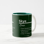 Skye Personalized Name Coffee Mug Zweifarbige Tasse (VorderseiteRechts)