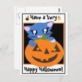 Skye PumpKin Toon Kitten Postkarte (Vorne/Hinten)