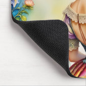 SKYE ~ Schöne Vintage Frau ~ Mousepad (Ecke)