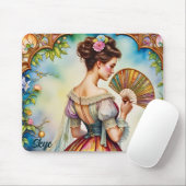 SKYE ~ Schöne Vintage Frau ~ Mousepad (Mit Mouse)