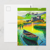 Skye Schottland Reise Postkarte | Souvenir Erinner (Vorne/Hinten)