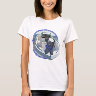 Skye Terrier auf dem Boot T-Shirt
