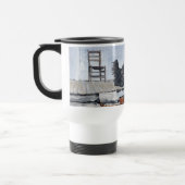 Skye Terrier auf Porch Travel Mug Reisebecher (Links)