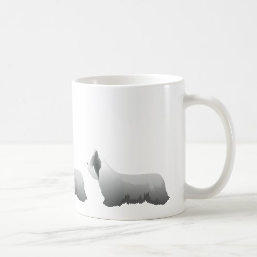 Skye Terrier Basic Breed - Bereit zum Anpassen Kaffeetasse (Rechts)