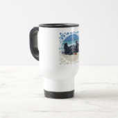 Skye Terrier, Beach Day Travel Mug! Reisebecher (Vorderseite Links)