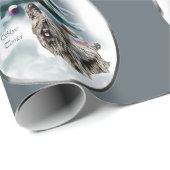 Skye Terrier Christmas Geschenkpapier (Rolleneckpunkt)