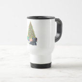 Skye Terrier Christmas Travel Mug Reisebecher (VorderseiteRechts)