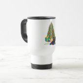Skye Terrier Christmas Travel Mug Reisebecher (Vorderseite Links)
