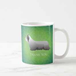 Skye Terrier dankt Ihnen für Design Kaffeetasse