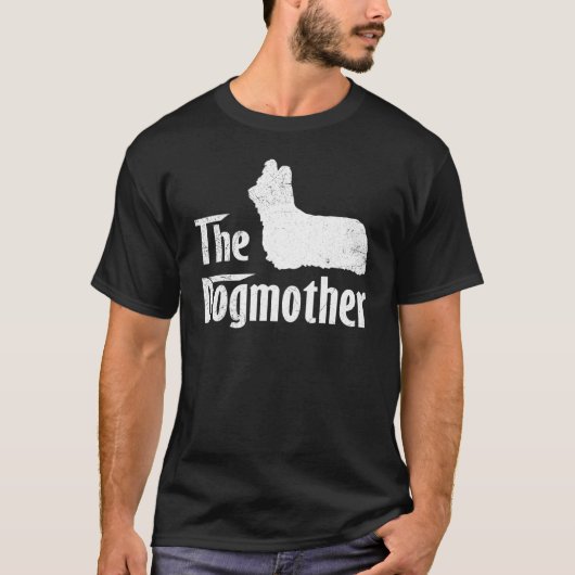 Skye Terrier Dog Mama Muttertag T-Shirt (Vorderseite)