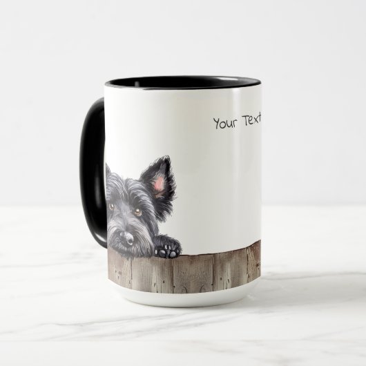 Skye Terrier Dog Tasse (Vorderseite Links)