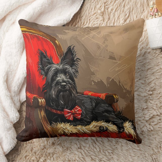 Skye Terrier Dog Weihnachtsfest Kissen (Decke)